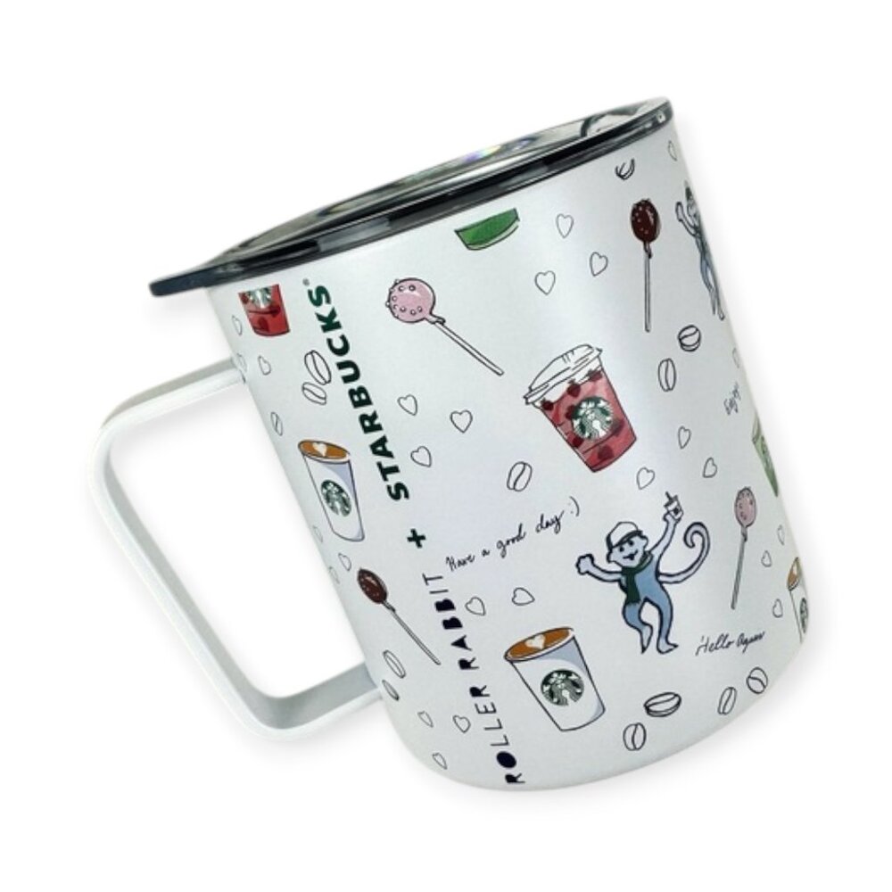 ☕ Roller Rabbit x Starbucks Co Stainless Steel Camp Mug – Viral & Sold Out, NWT!
